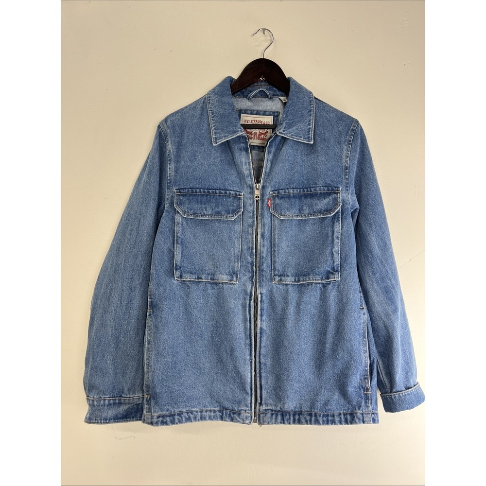 Levi's Mens Levi's Men's 2-chest Pocket Workwear Shacket Jacket Denim